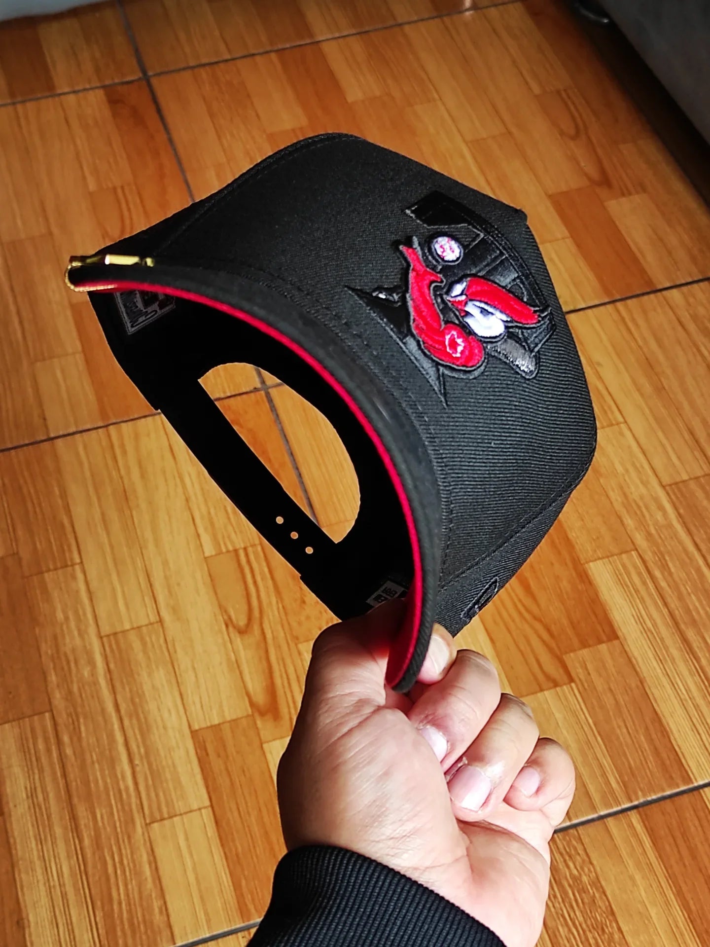 Gorra New Era Toronto Blue Jays All Star 1991 Edición Black Out Roja 9Forty A Frame Snapback