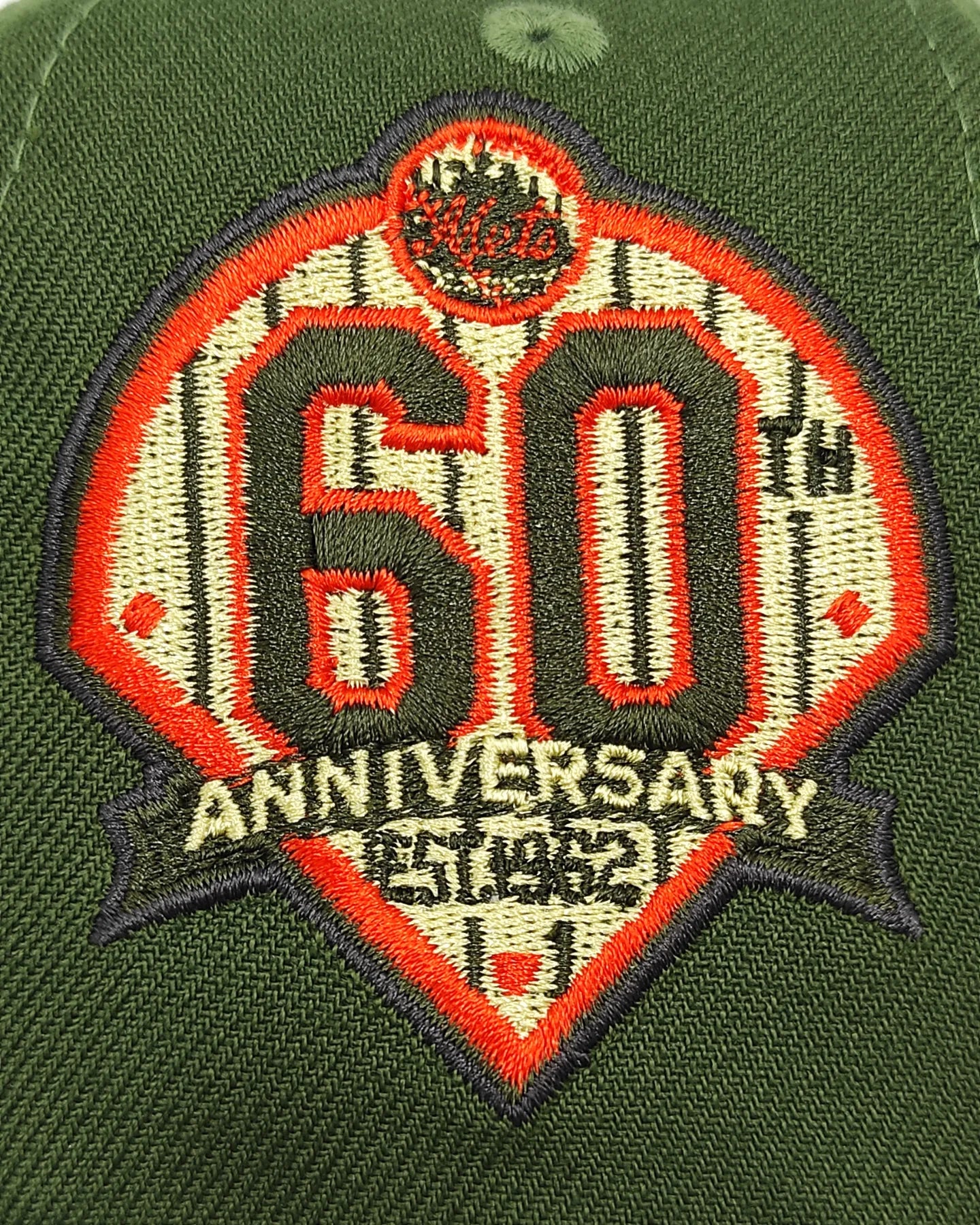 Gorra ajustada 59fifty New Era New York Mets 60 aniversario edición camuflaje de dos tonos