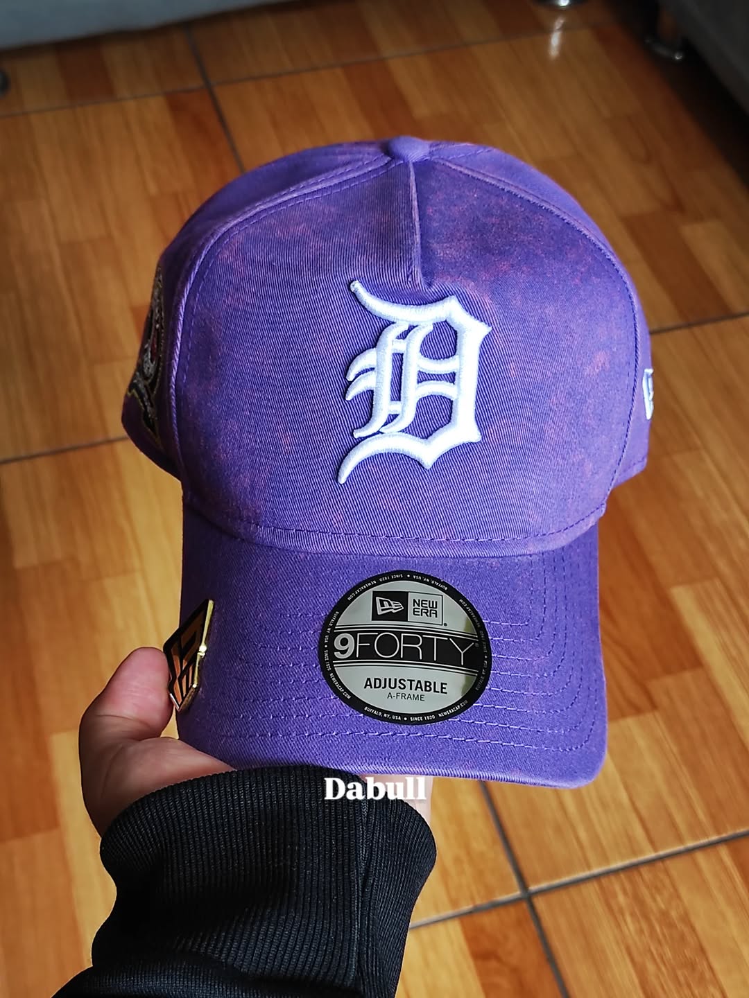 Gorra Snapback A-Frame 9FORTY Púrpura de los Detroit Tigers NUEVA era