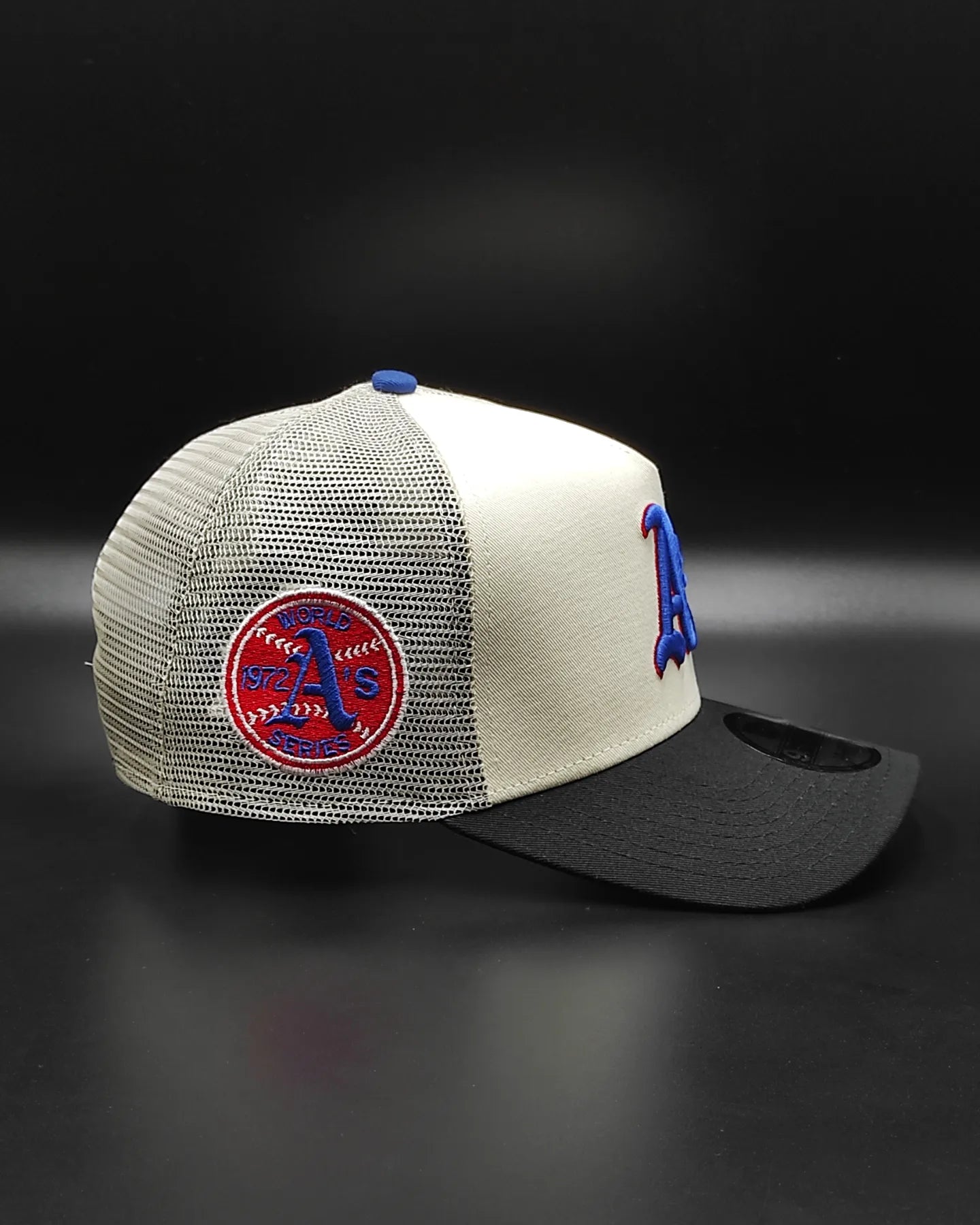 Gorra trucker snapback New Era Oakland Athletic 9 Forty A-FRAME