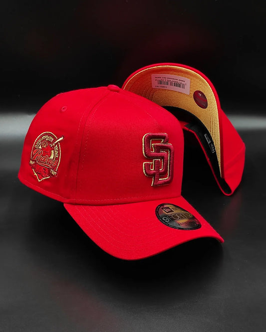New Era San Diego Padres Año del Dragón 9 FORTY AFRAME color rojo🐉🈵