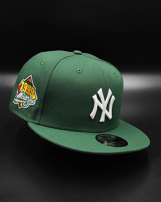 New Era New York Yankees Serie Mundial 1999 verde oscuro 9 FIFTY Snapback