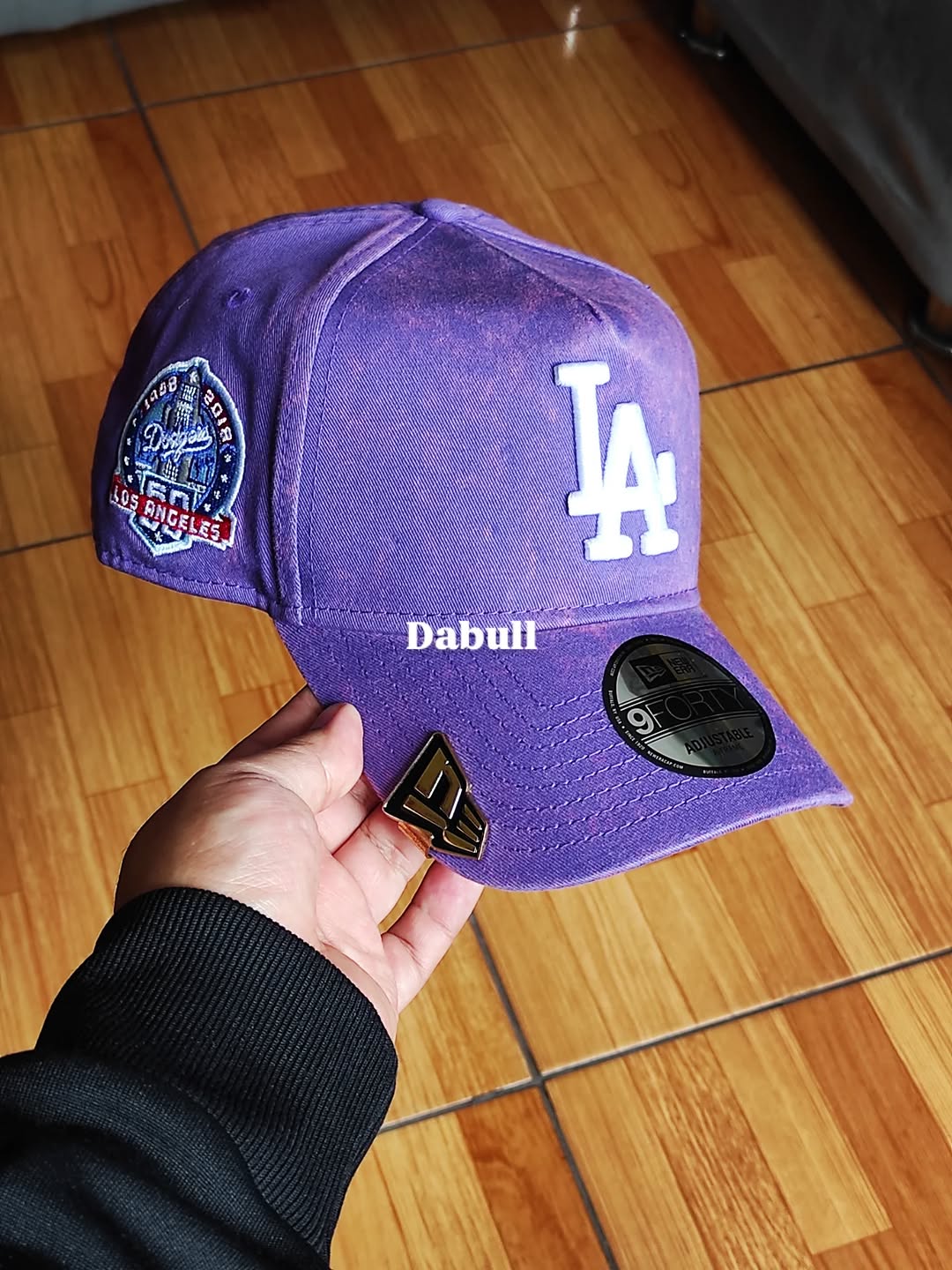 Gorra snapback 9FORTY A-FRAME New Era Los Angeles Dodgers morada 👖