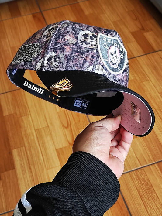 Gorra New Era Las Vegas Raiders CALAVERA ☠️ 9FORTY A-FRAME