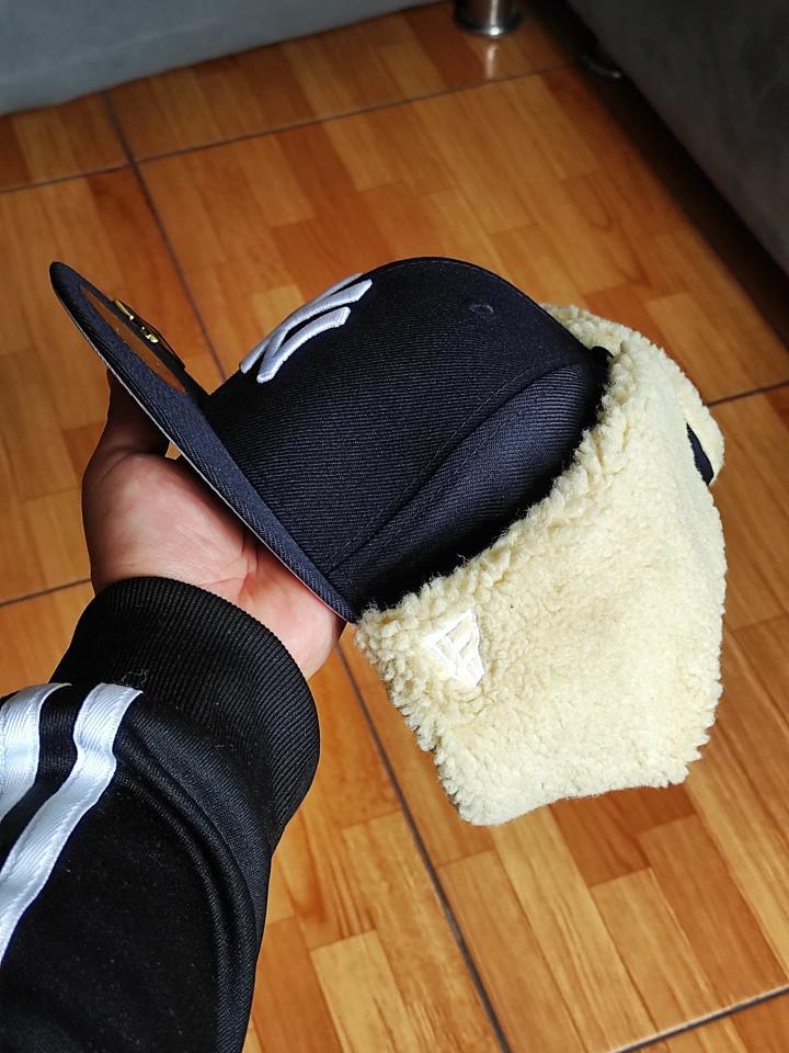 New York Yankees 96 World Series Dogear New Era 59Fifty Ajustada - Azul marino, Blanco, Gris