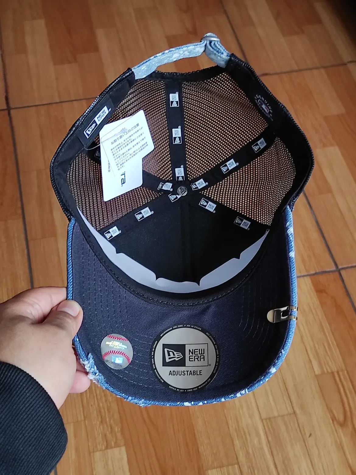 New Era New York Yankees Splash denim 9FORTY A-FRAME Snapback