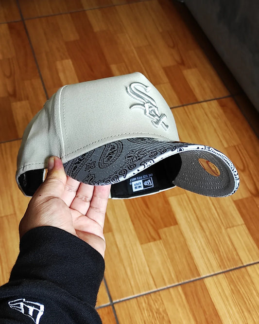 Gorra snapback A-Frame 9Forty Paisley de los Chicago White Sox de New Era