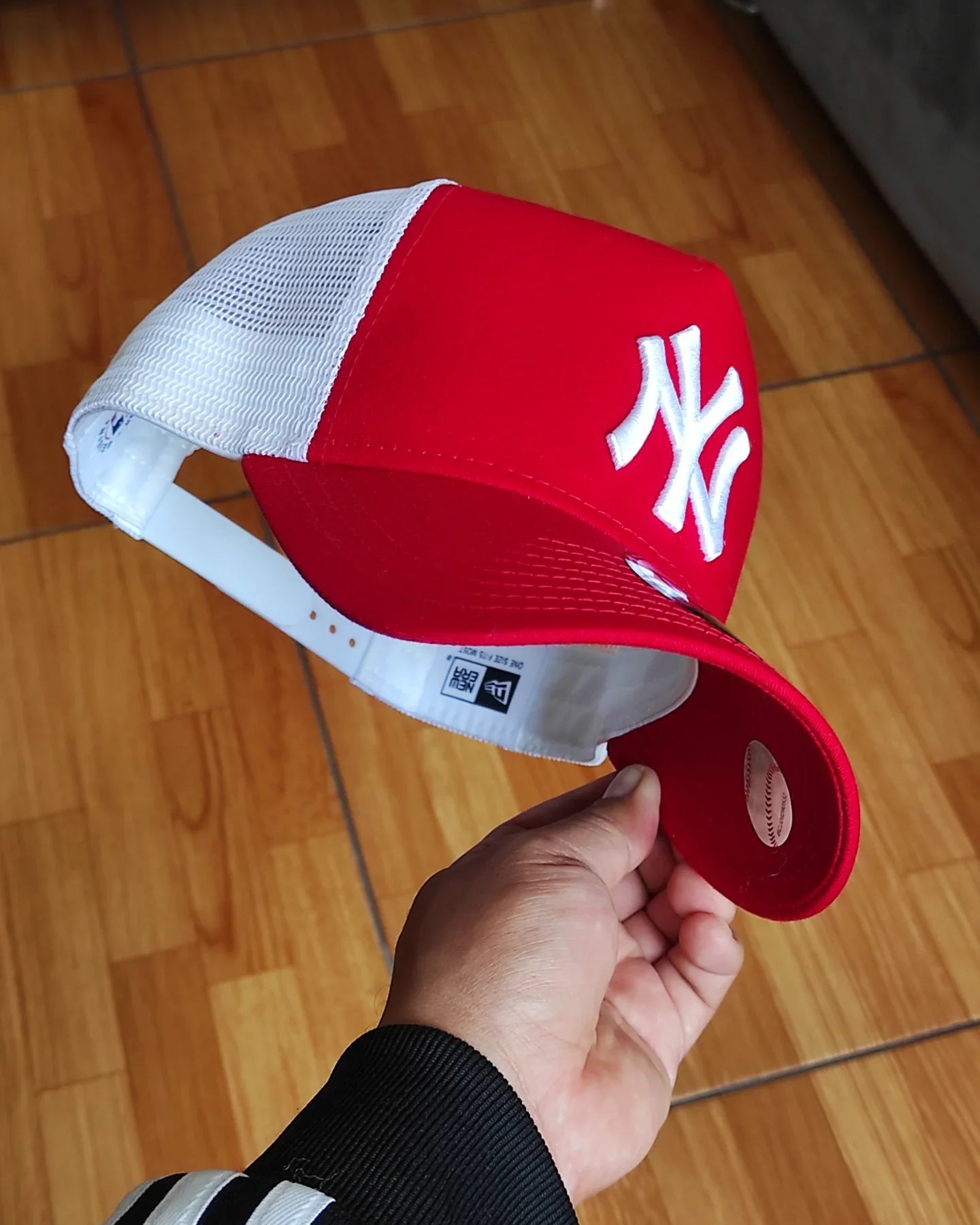 New Era Los New York Yankees Roja y Blanca Trucker a-frame