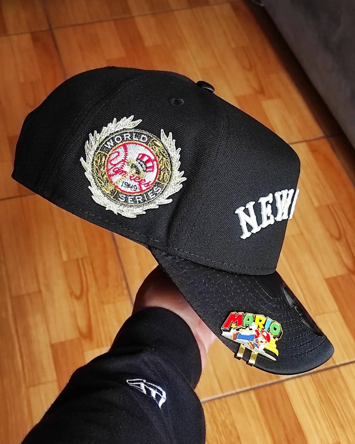 New Era New York Yankees Serie Mundial 1949 Visera Negra Satén Edición A Frame 9Fifty Snapback