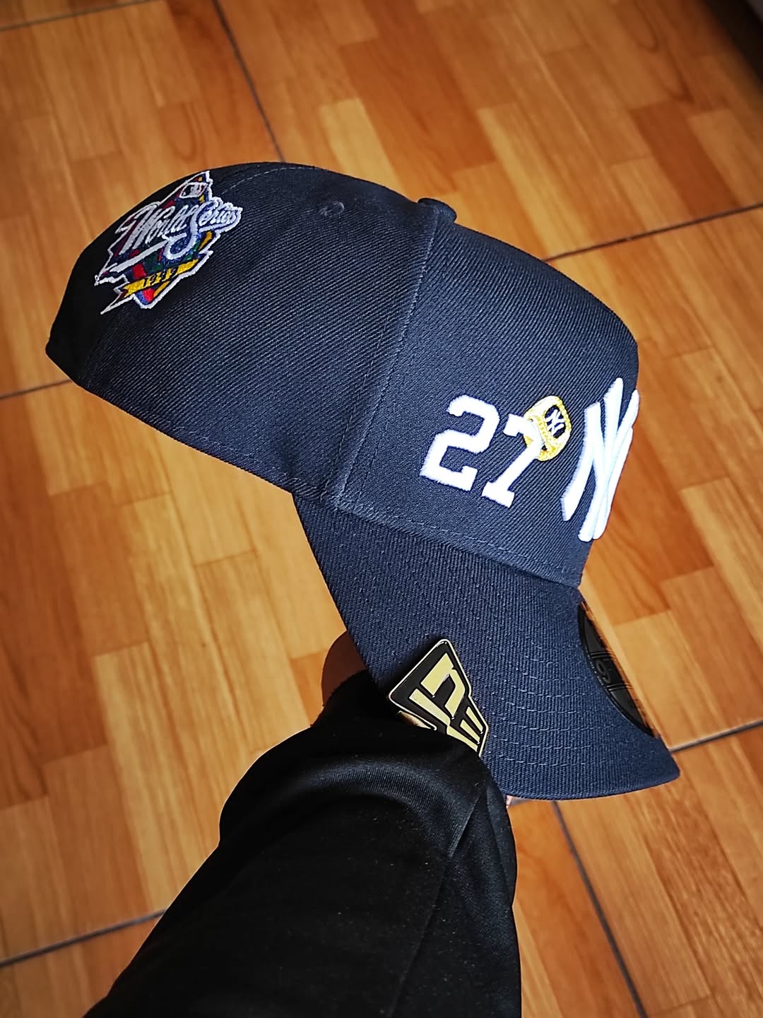 New Era New York Yankees MLB azul marino multi parche 9forty AFRAME
