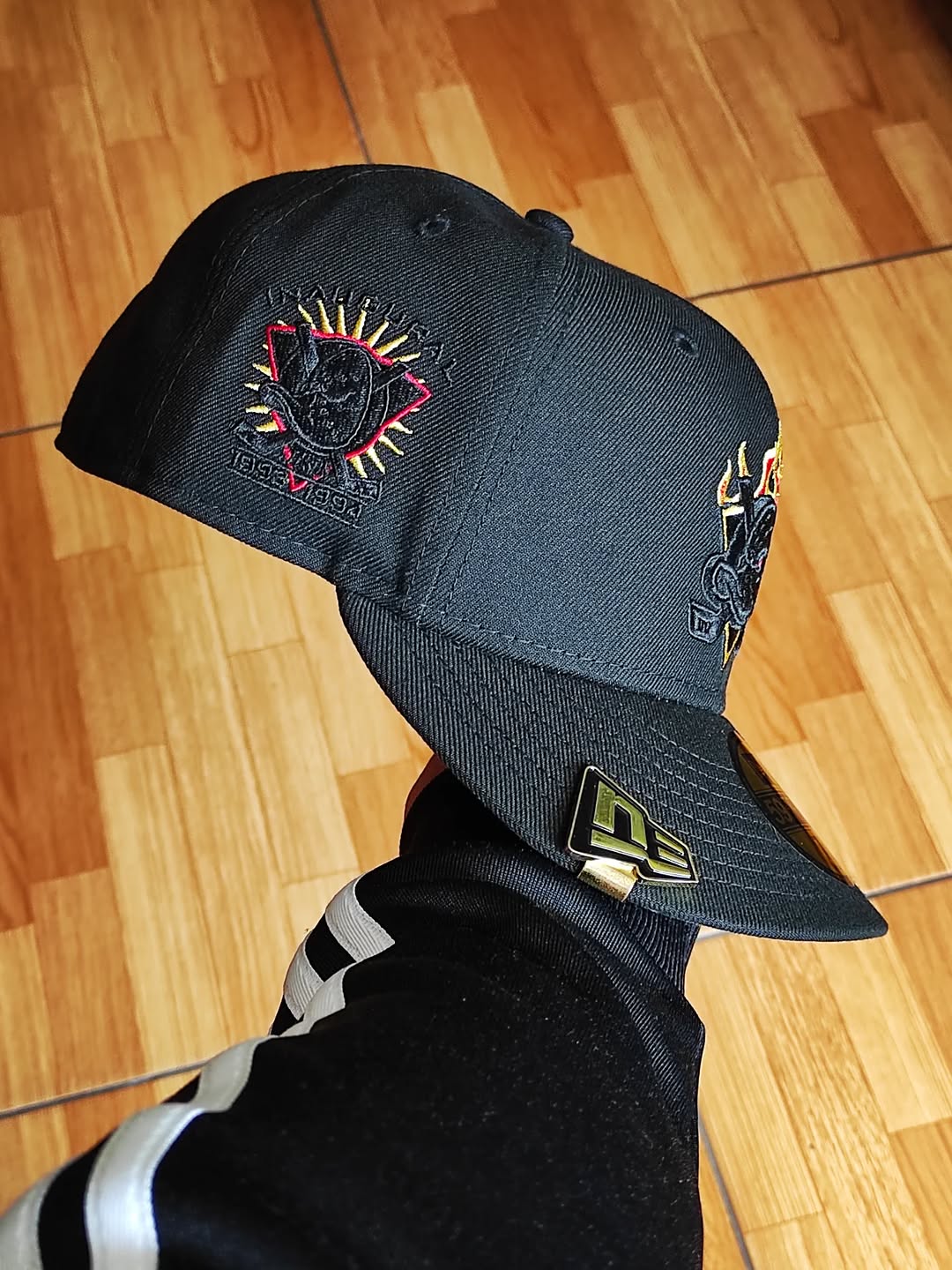 Gorra New Era Anaheim Ducks Edición Inaugural Fire Negra 59Fifty Ajustada