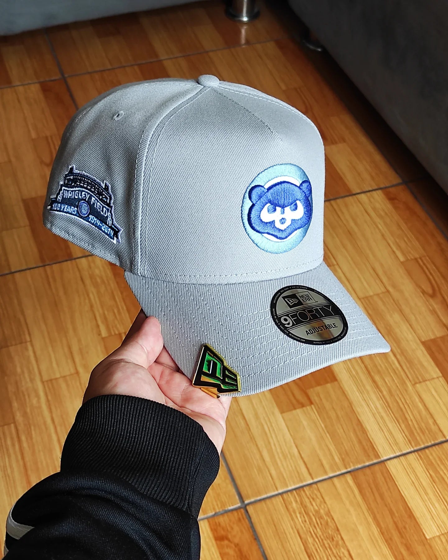 New Era Chicago Cubs 100 Aniversario Gris Helado 9FORTY A-FRAME