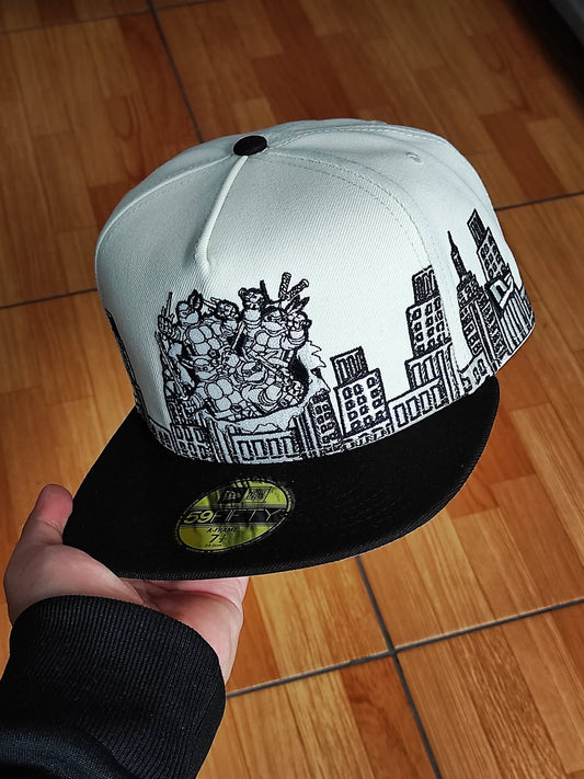 59FIFTY Tortugas Ninja Chrome negra con armazón A-Frame