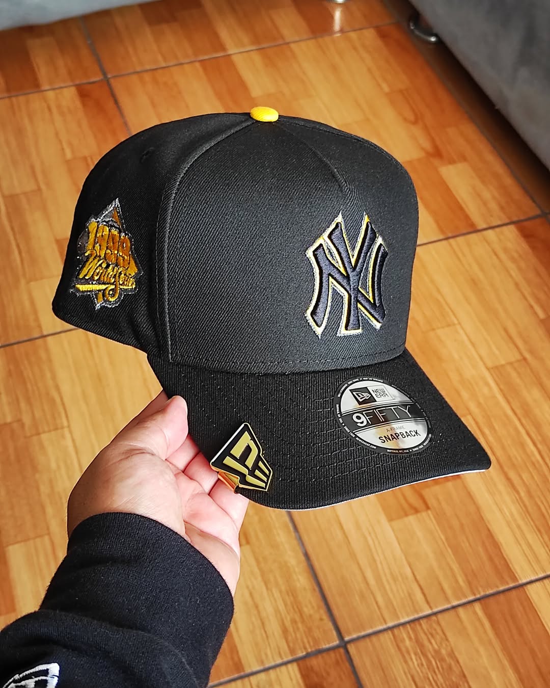 Gorra New Era New York Yankees World Series 1999 negra 9Fifty A Frame Snapback