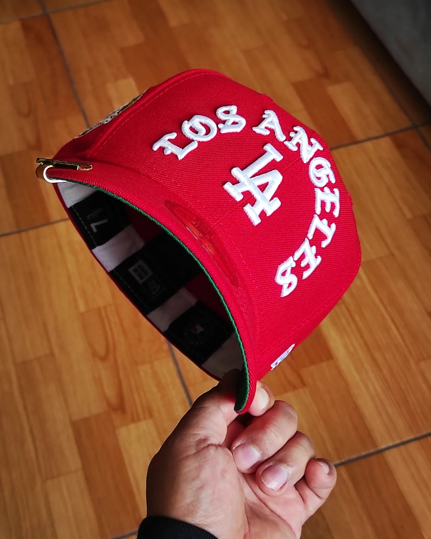 Gorra ajustada New Era Los Angeles Dodgers Viva Roja edición 59fifty