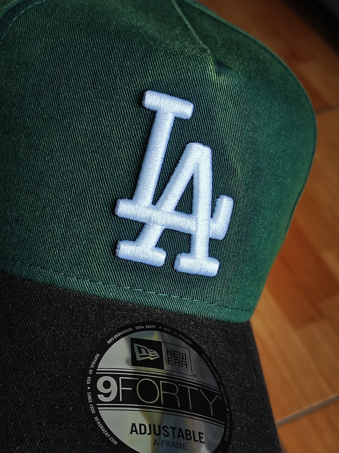 Gorra snapback A-FRAME 9FORTY New era Los Angeles Dodgers DENIM verde