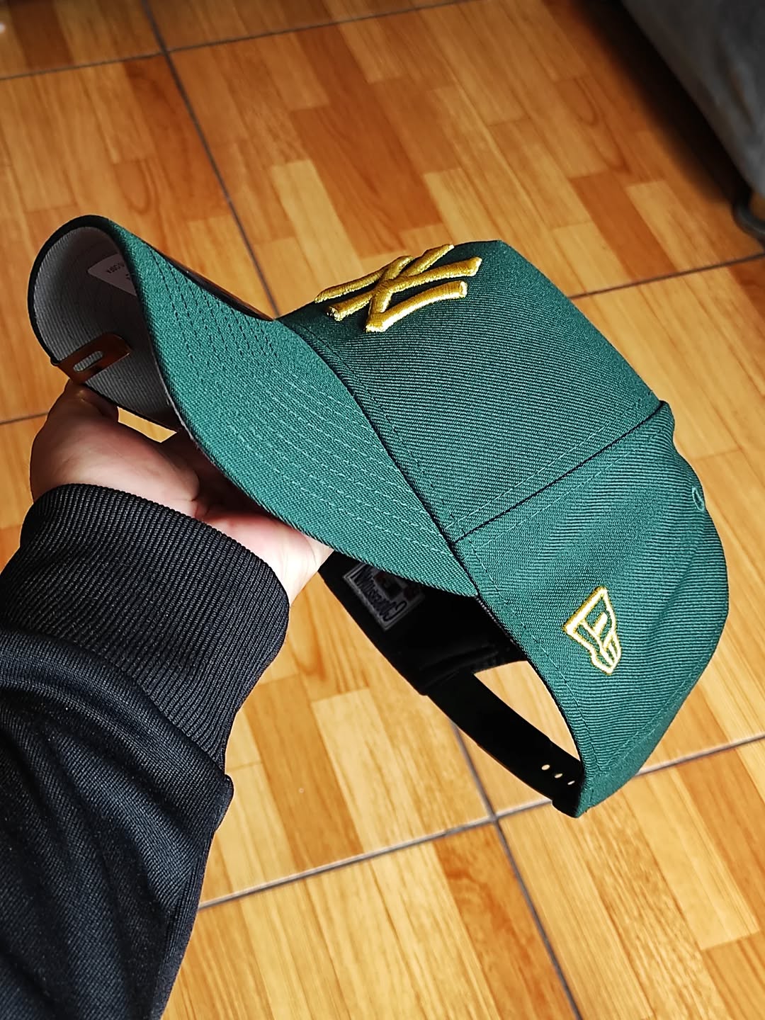 Gorra New Era New York Yankees World Series 1996 verde oscuro rosa 9forty A-FRAME