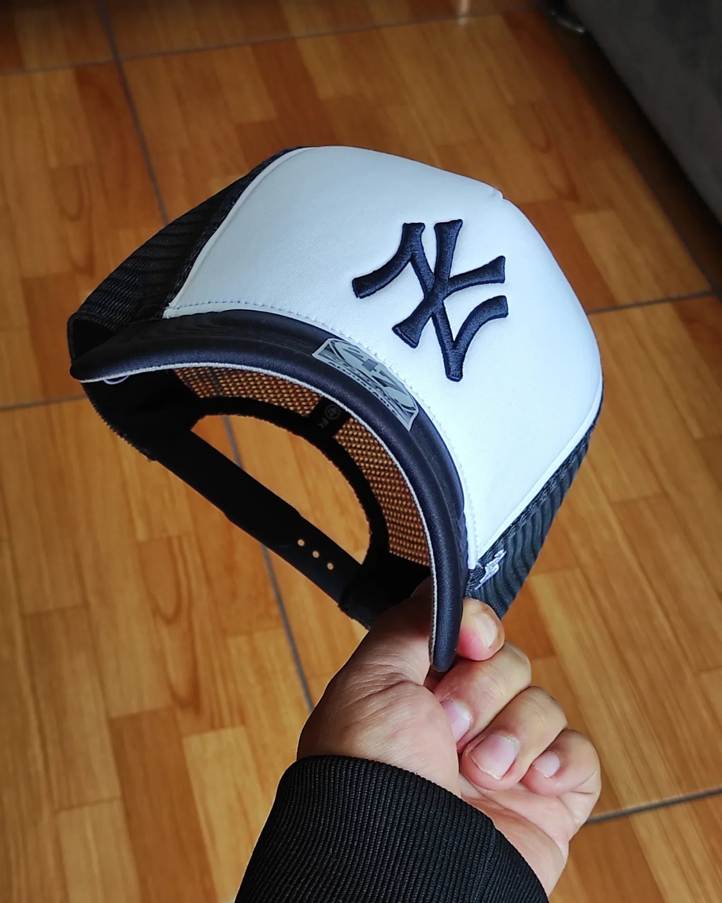 Gorra snapback de camionero de espuma de los New York Yankees de la marca 47Brand