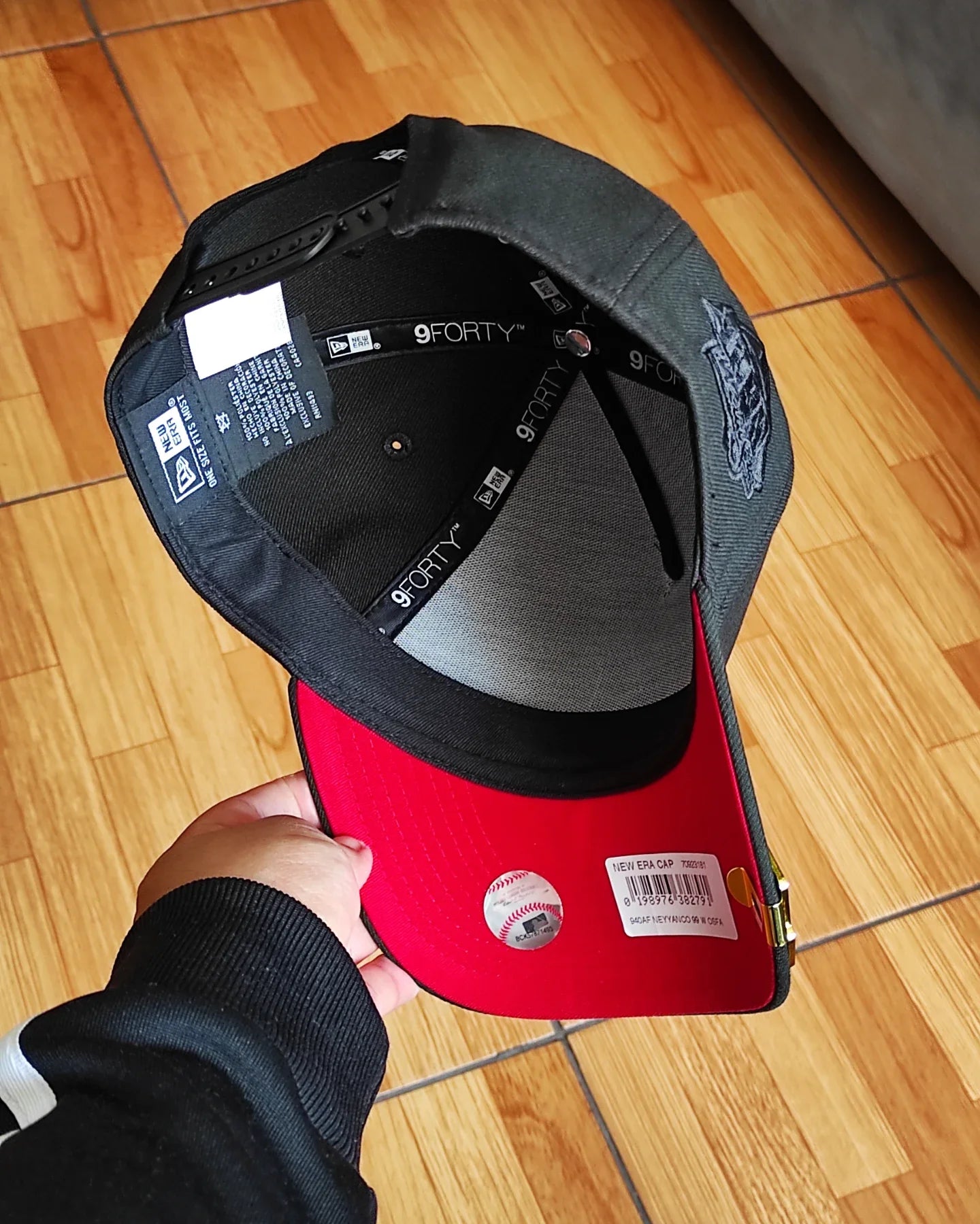 New Era New York Yankees Serie Mundial 1999 negro rojo 9FORTY A-FRAME