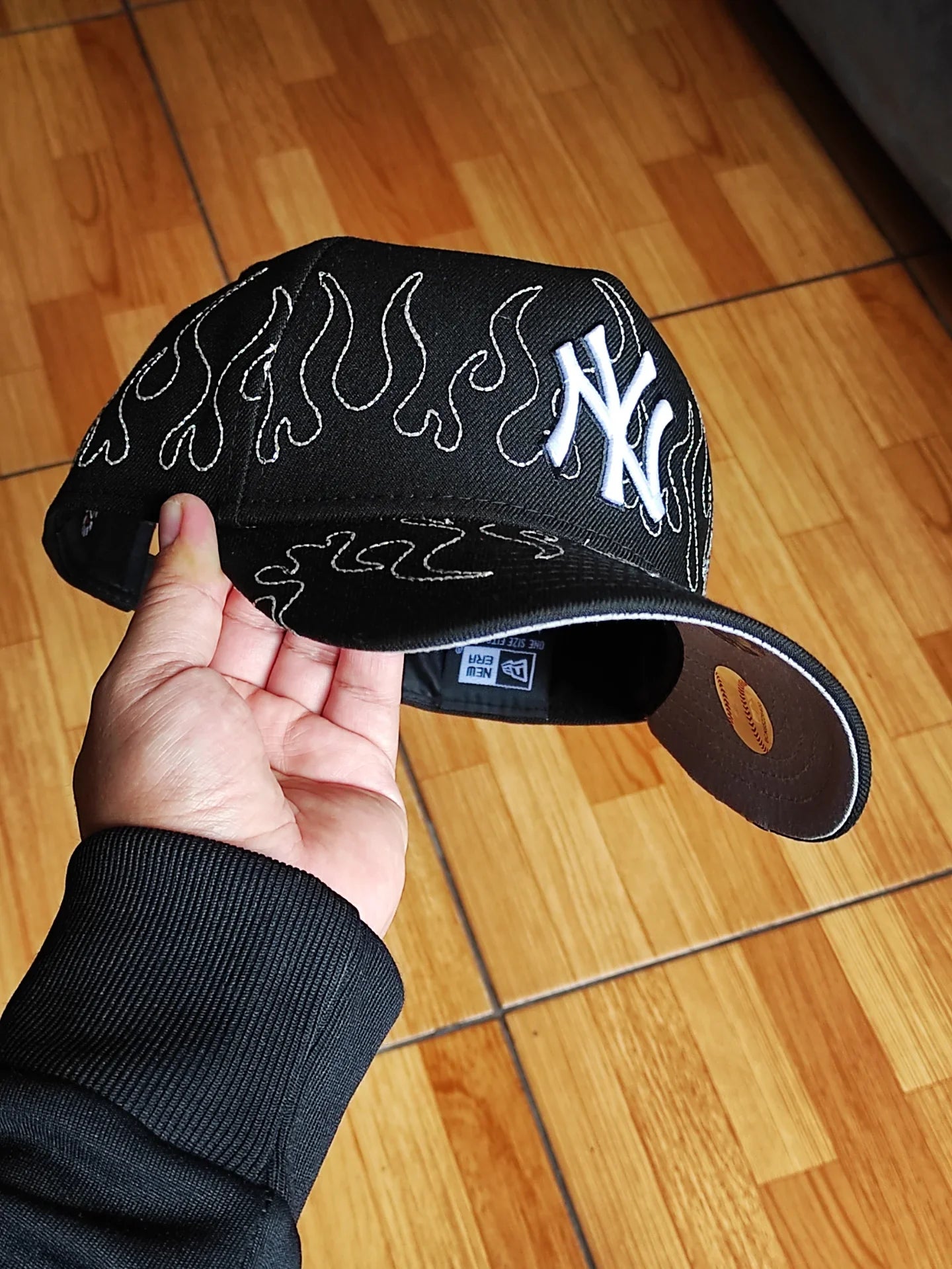 New Era New York Yankees llama negra 9 FORTY A-FRAME