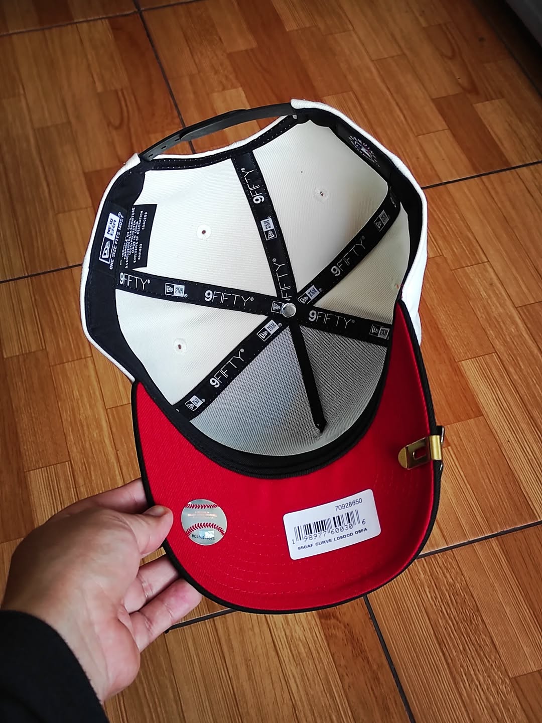 Gorra snapback A-Frame SP 9Fifty Los Angeles Dodgers Chrome Black 2 Tone Campeones Serie Mundial 2024