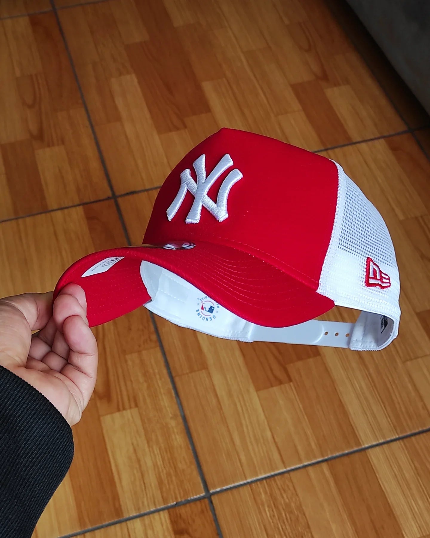 New Era Los New York Yankees Roja y Blanca Trucker a-frame