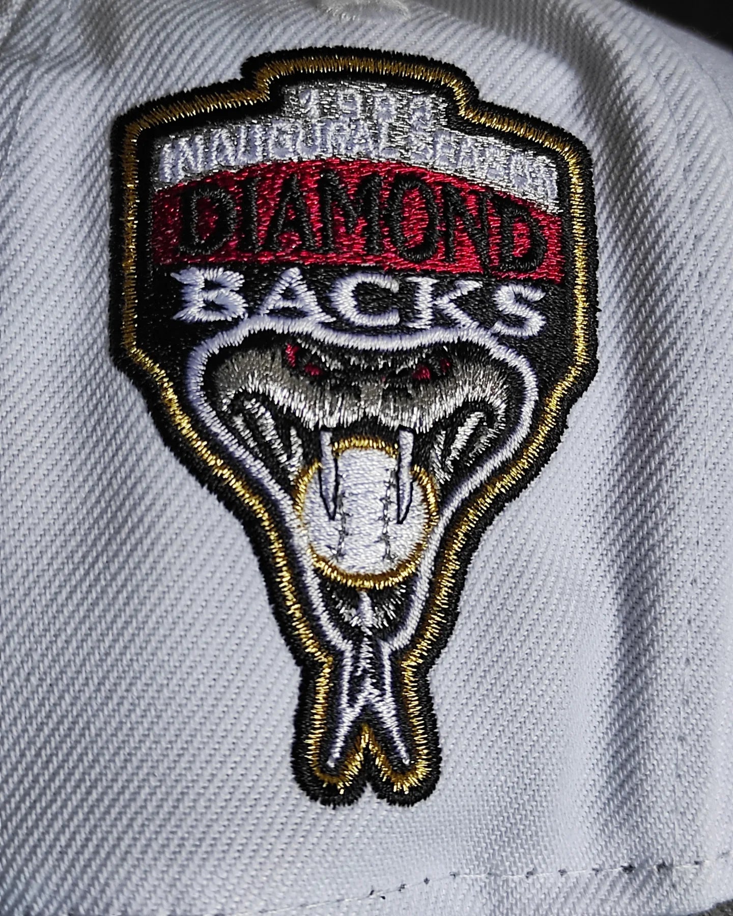 New Era Arizona Diamondbacks gris claro rojo 1998 temporada inaugural 9FIFTY SNAPBACK