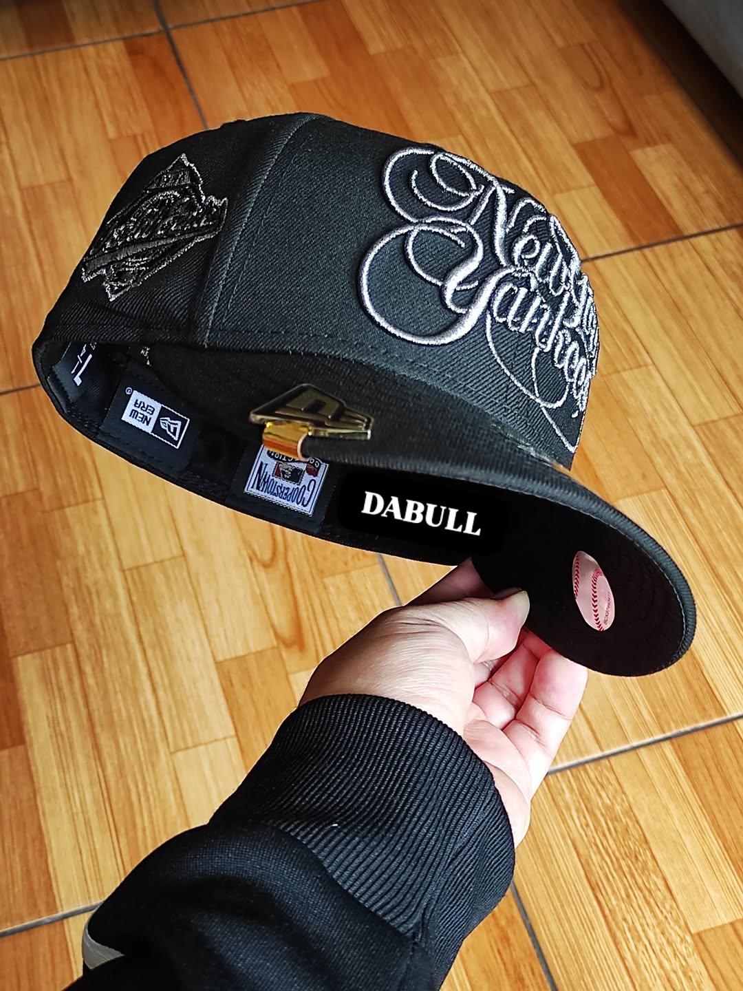 New Era New York Yankees script world series titanio negro 59FIFTY