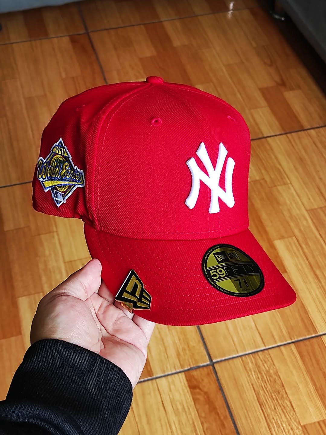 New era New York Yankees Serie Mundial roja 59FIFTY AJUSTADA
