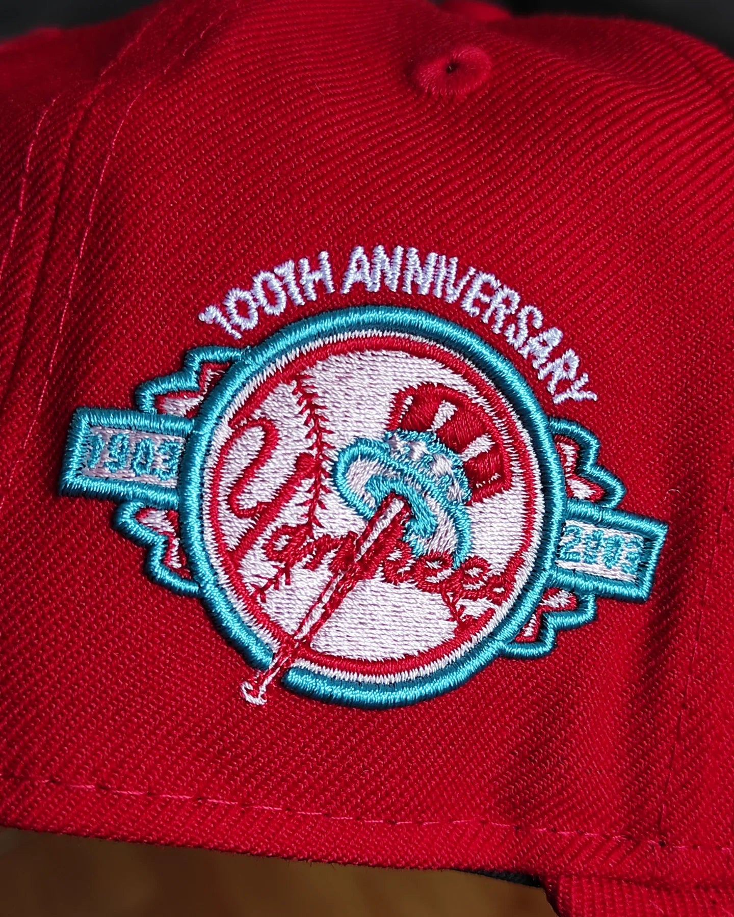 New Era New York Yankees 100 Aniversario Colección Liberty 🗽 9FIFTY Snapback - Rojo