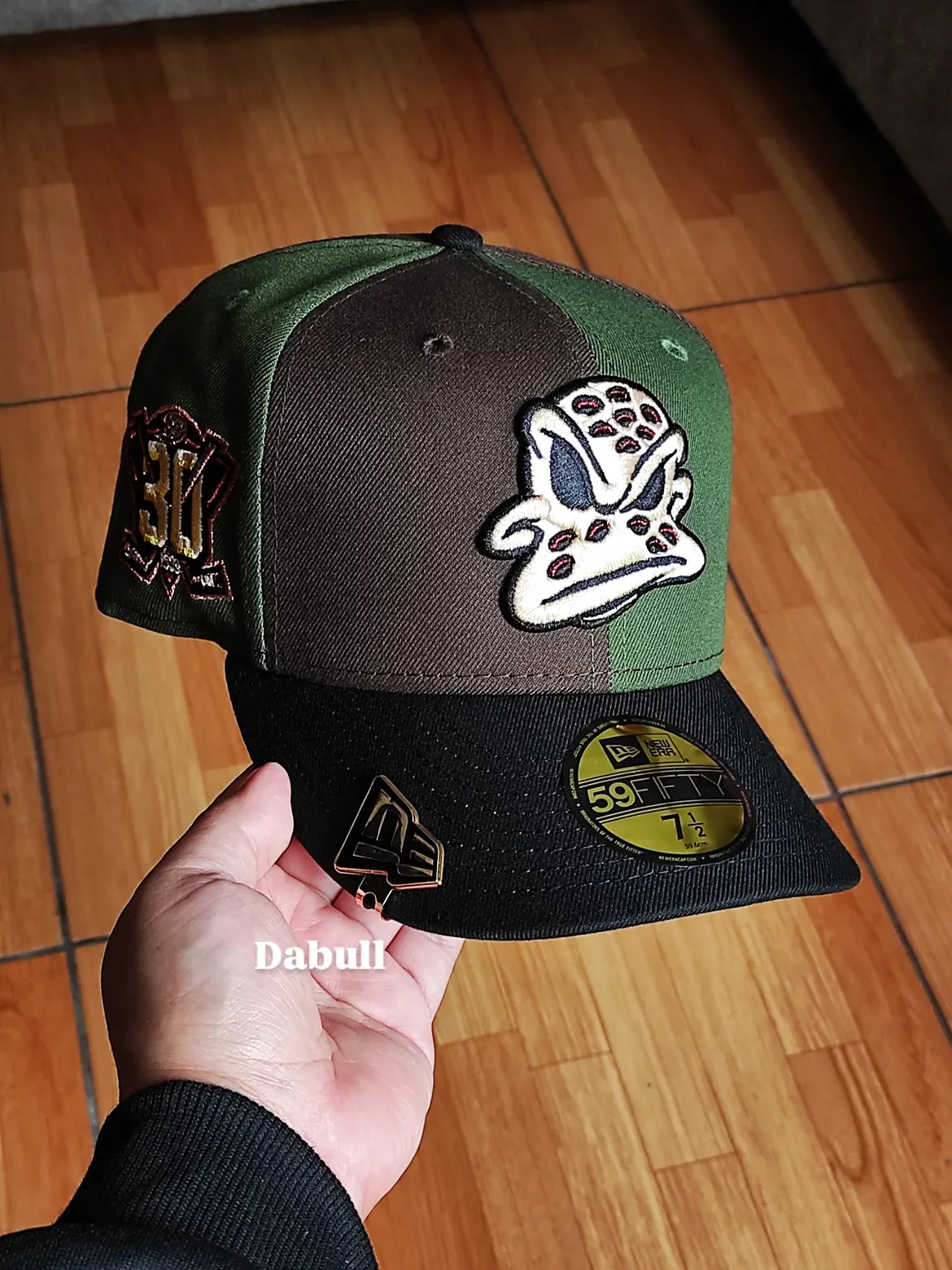 New Era Anaheim Ducks 30th Anniversary Pinwheel Edition 59Fifty Fitted Hat
