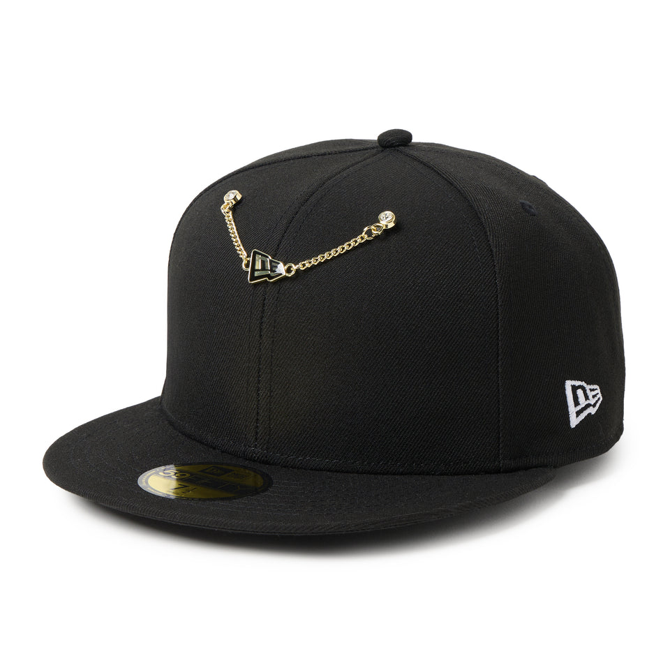 Cadena para accesorios de gorra 59FIFTY color oro/negro
