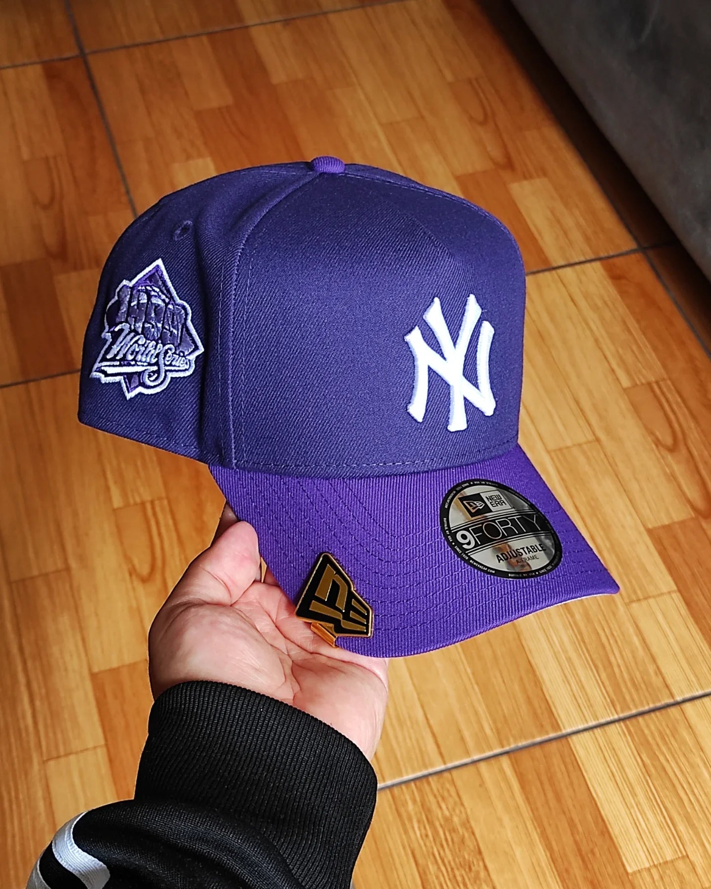 New Era New York Yankees Serie Mundial 1999 Morado 2 tonos 9FORTY A-FRAME
