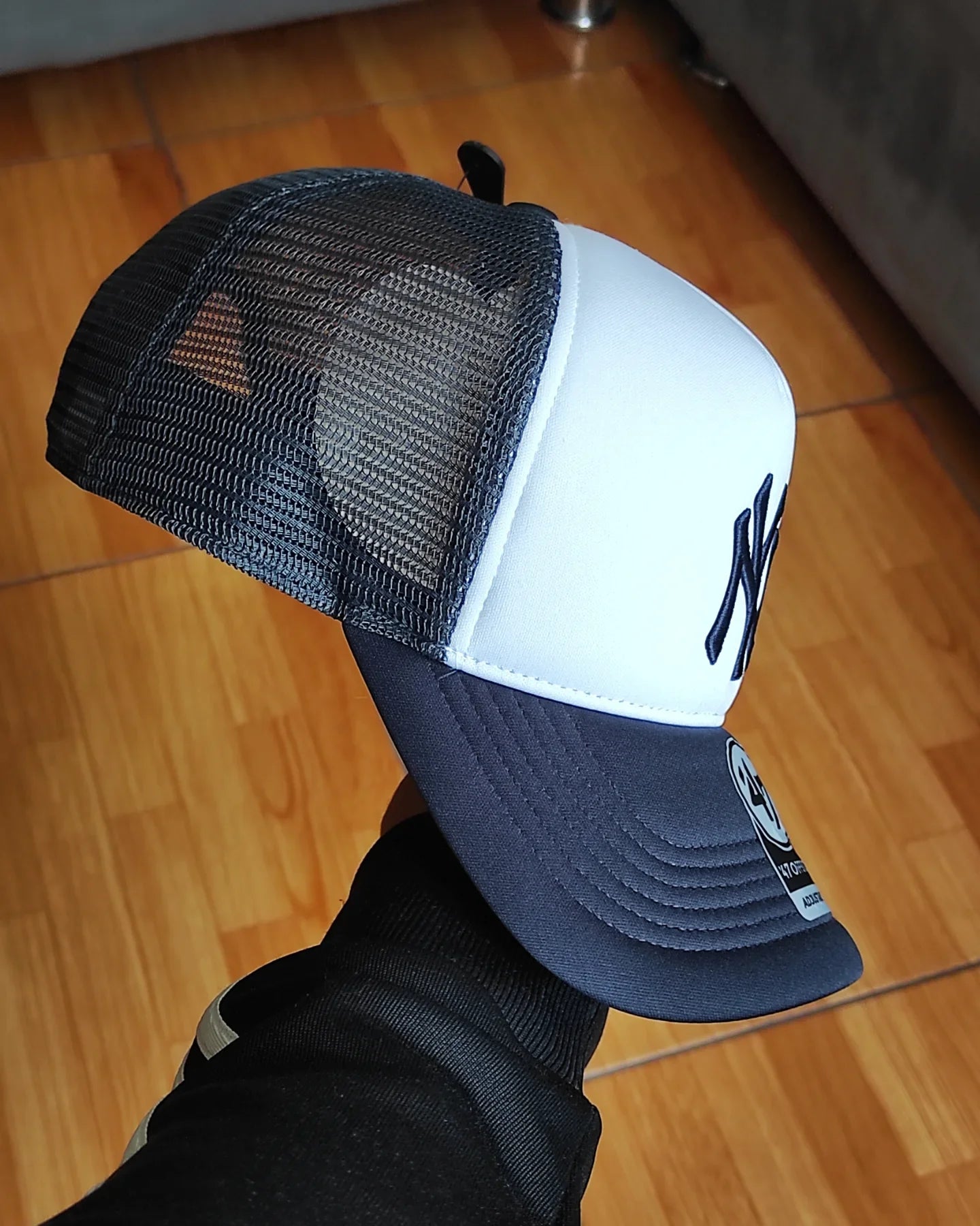 Gorra snapback de camionero de espuma de los New York Yankees de la marca 47Brand