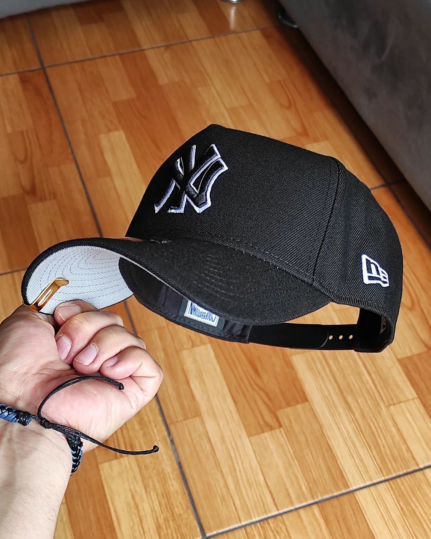 New Era New York Yankees Serie Mundial 1999 negro blanco 9 FORTY A-FRAME