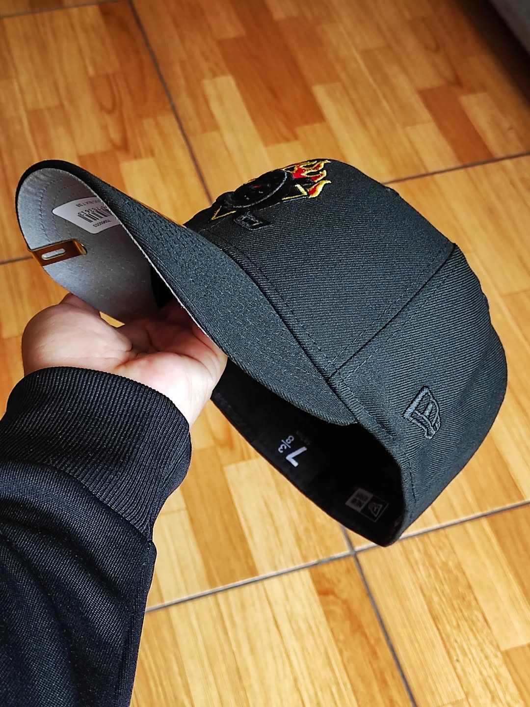 Gorra New Era Anaheim Ducks Edición Inaugural Fire Negra 59Fifty Ajustada