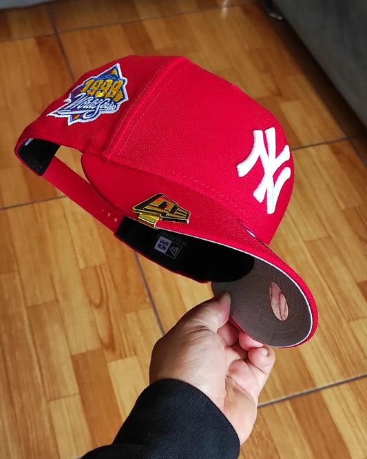 New Era New York Yankees Serie Mundial 1999 roja 9 FIFTY Snapback