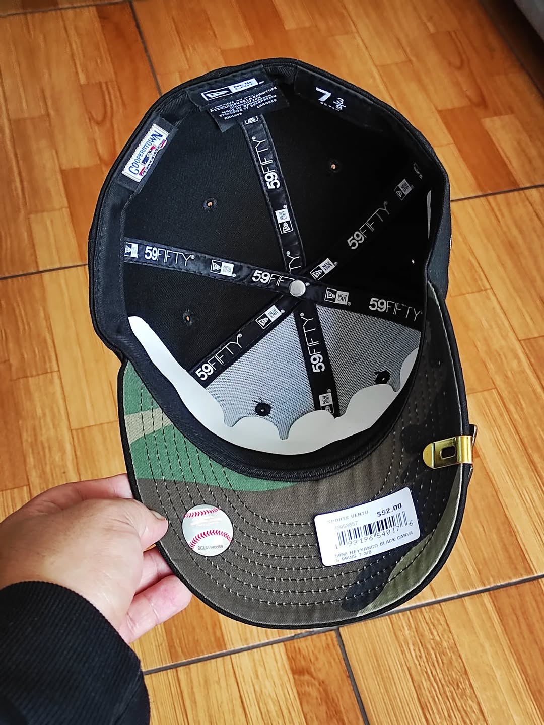 New era gorra 59ffity de los Yankees de Nueva York con camuflaje de la Serie Mundial