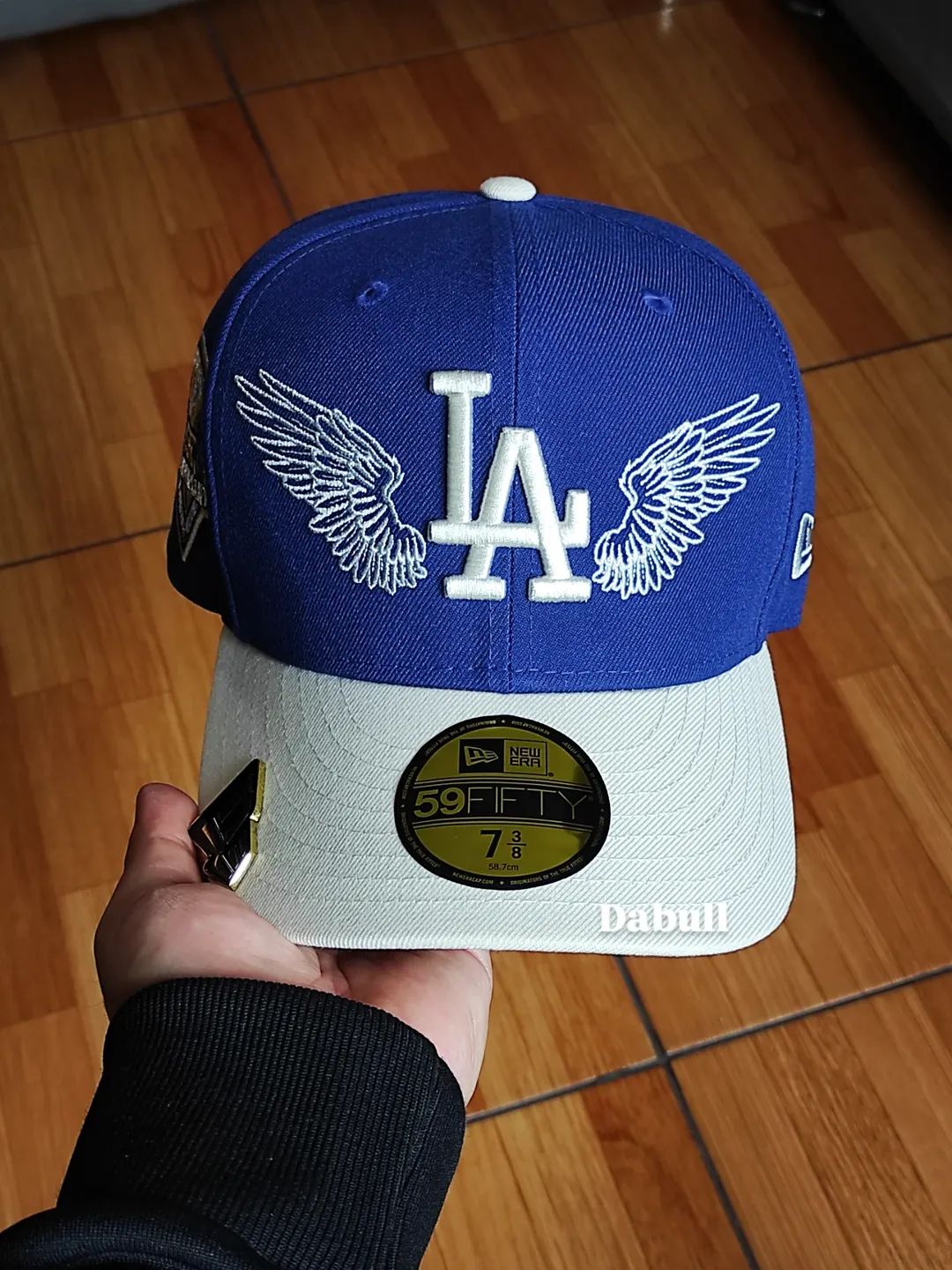 Gorra LA Dodgers MLB Team Wings 59FIFTY Ajustada Azul Marino