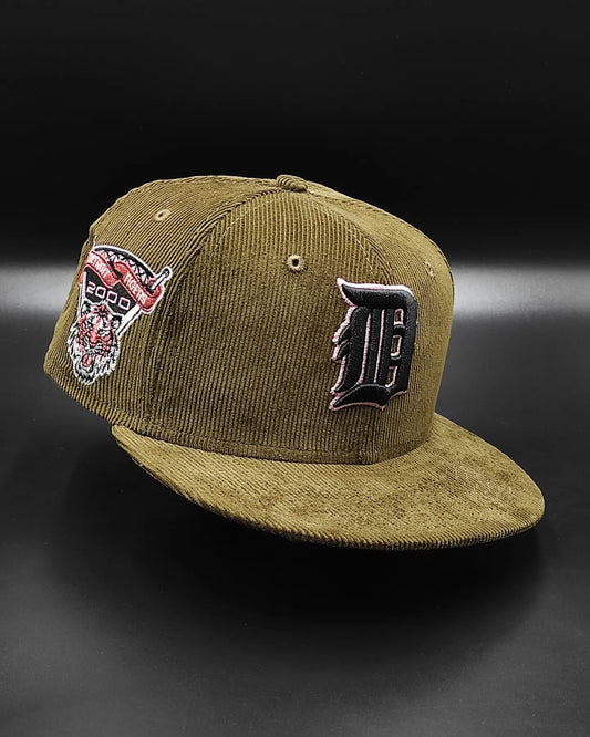 Gorra New Era 59fifty martini pana Detroit Tigers parche inaugural 2000 - oliva