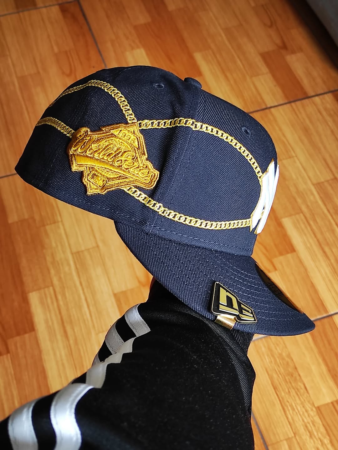 Gorra ajustada New Era 59FIFTY New York Yankees chain✨️ wrap azul marino
