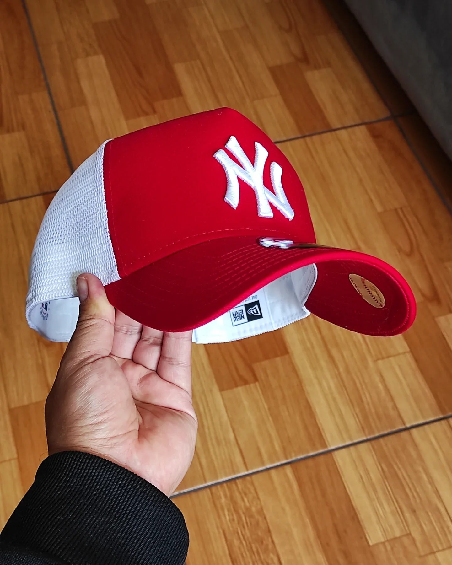 New Era Los New York Yankees Roja y Blanca Trucker a-frame