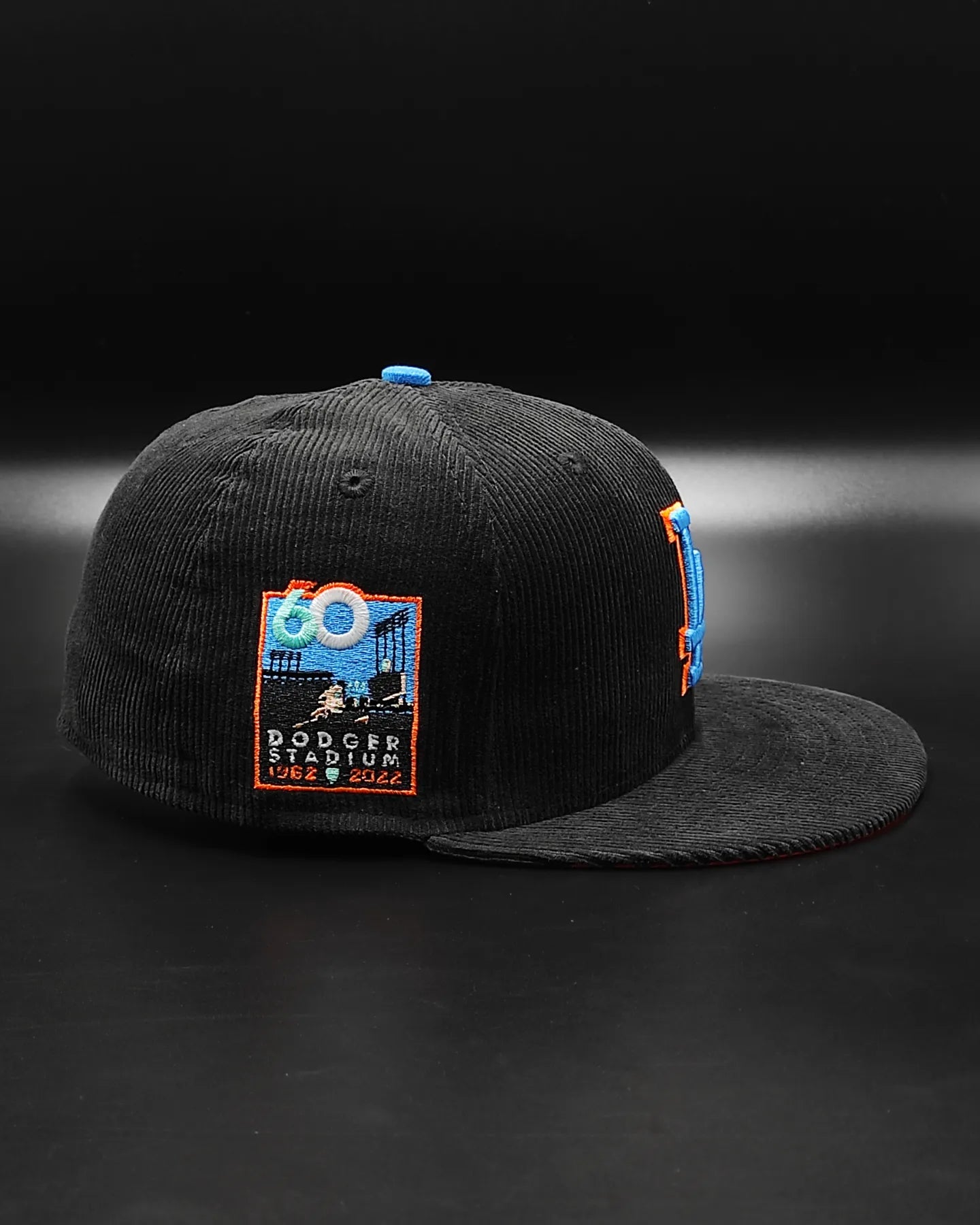 Los Angeles Dodgers Naranja 60 Aniversario New Era 59Fifty Ajustada Brillo UV