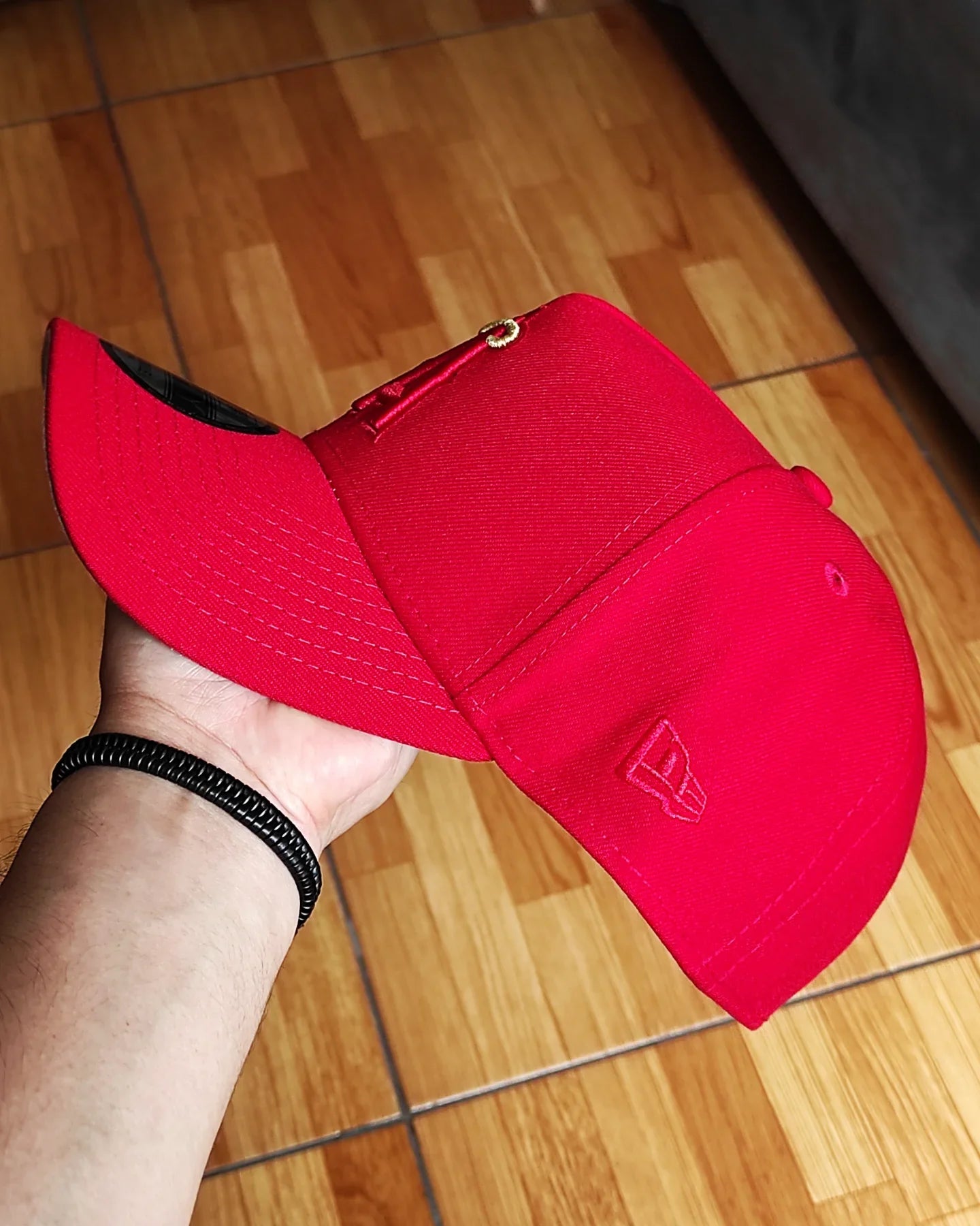 Gorra New Era Anaheim Angels Stadium 50th Anniversary All Red Edition 9Forty A Frame Snapback