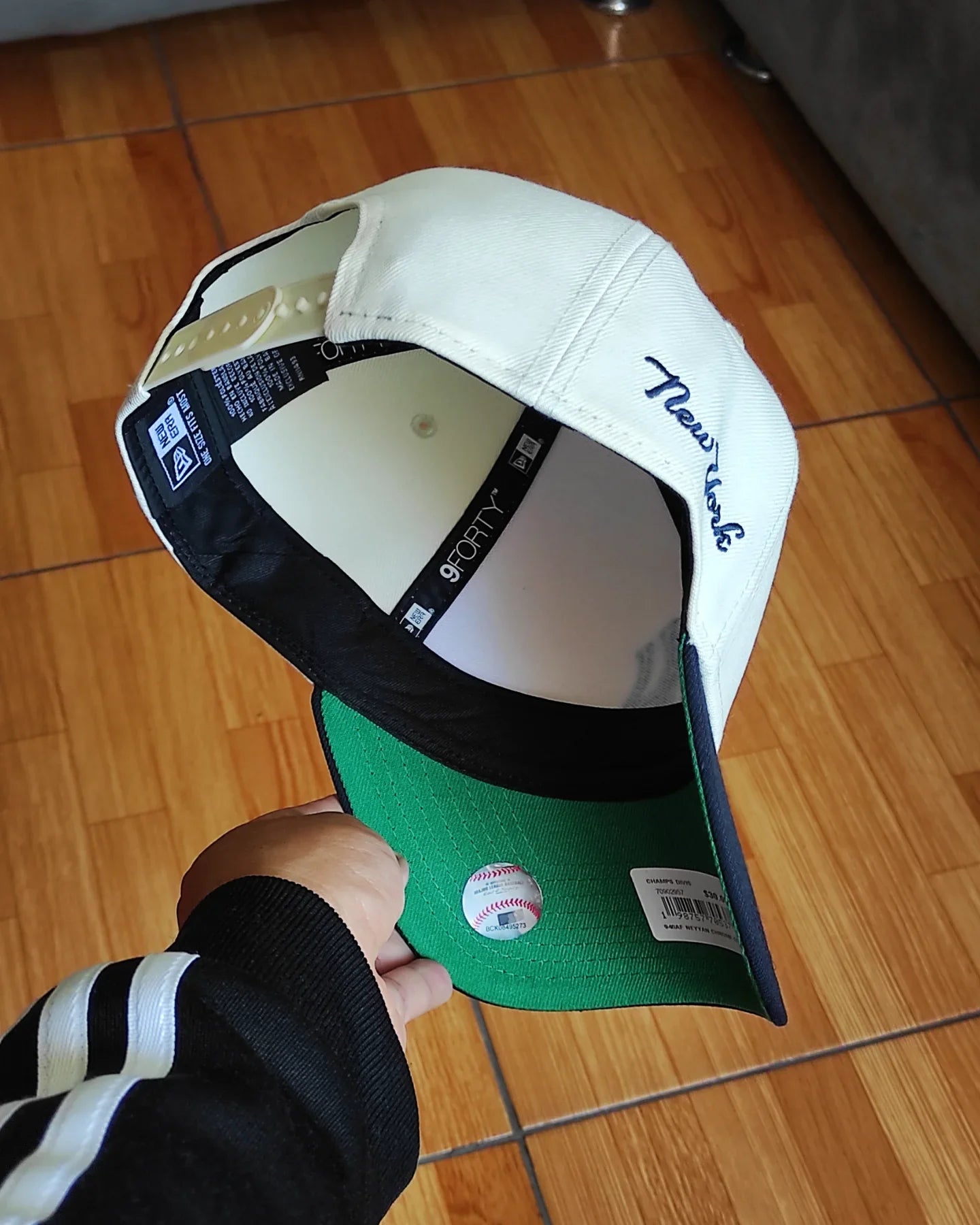 Gorra New Era New York Yankees State Two Tone Chrome Azul Marino 9FORTY A-FRAME