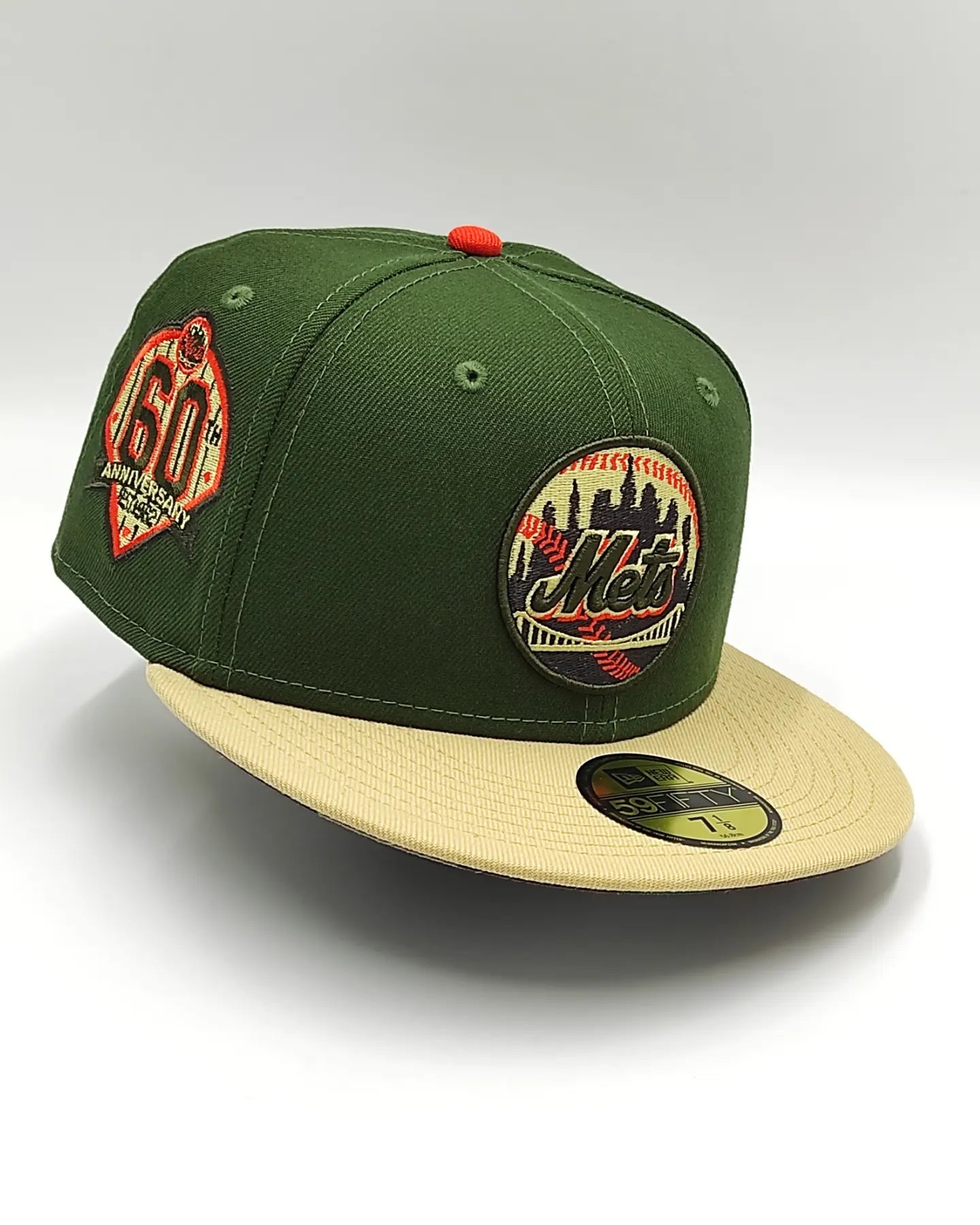 Gorra ajustada 59fifty New Era New York Mets 60 aniversario edición camuflaje de dos tonos