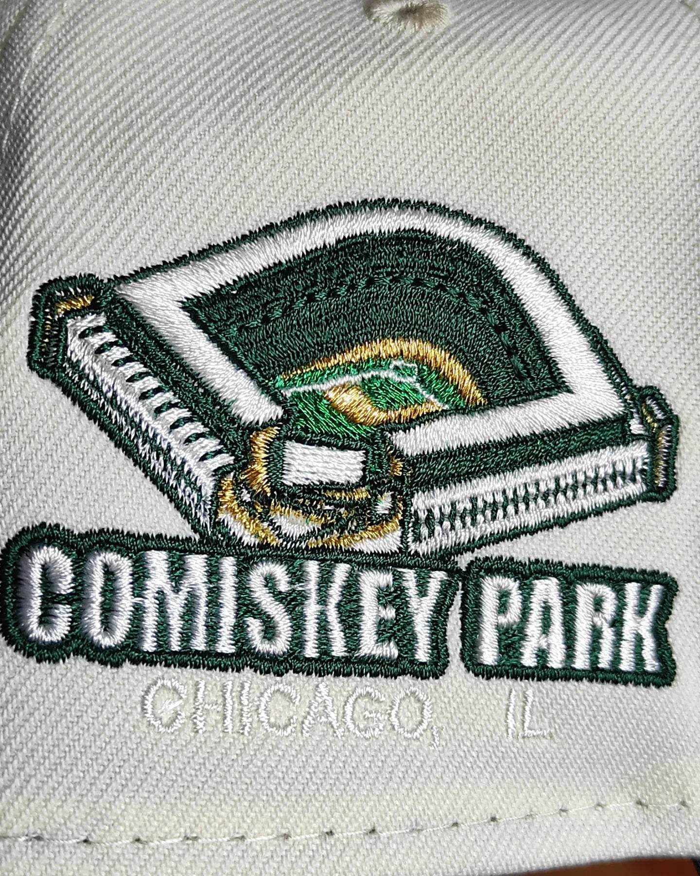 Gorra New Era Chicago White Sox Comiskey Chrome verde oscuro 9Forty Snapback