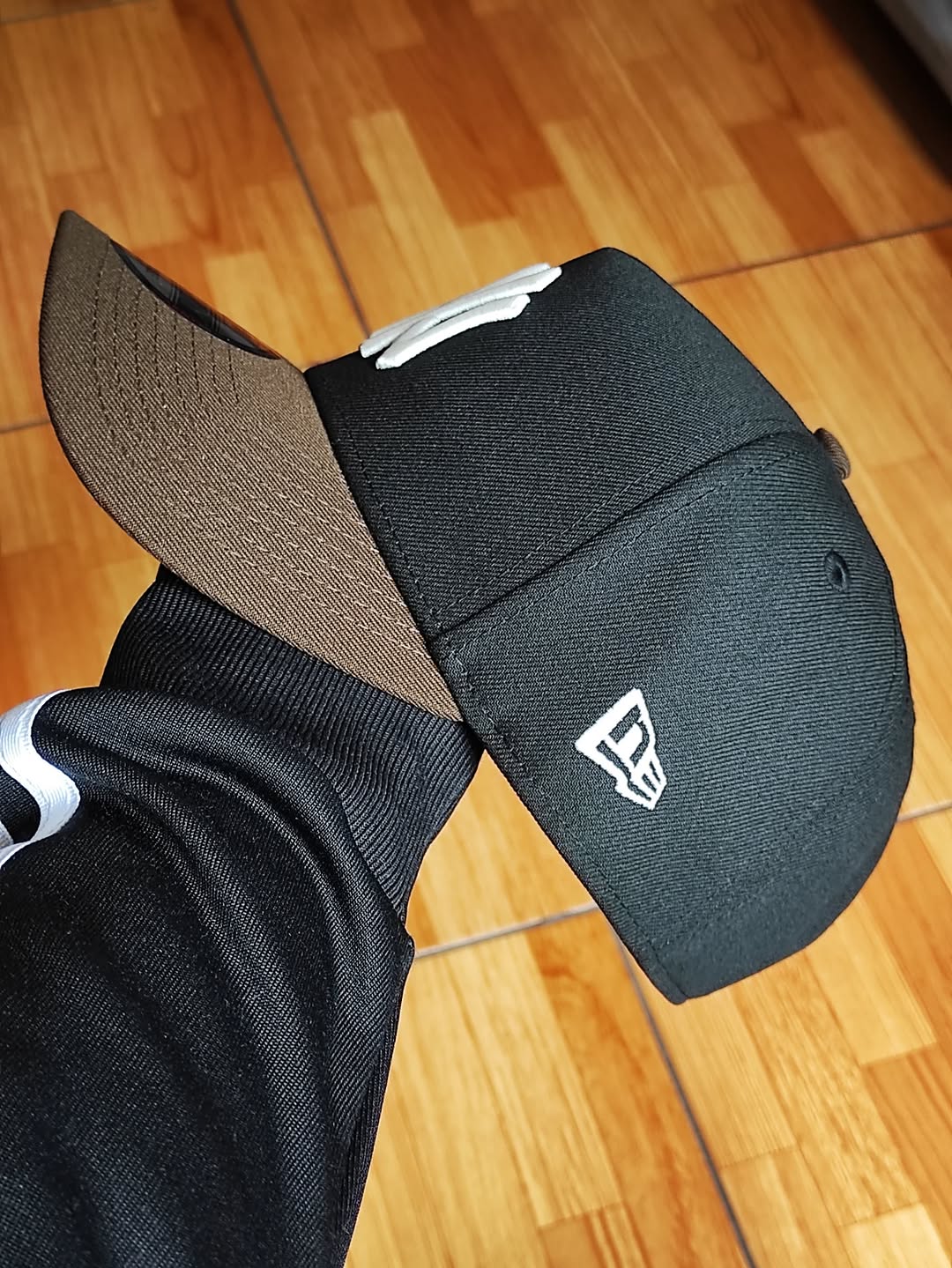 New Era New York Yankees Serie Mundial Negra Marrón 9FORTY A-FRAME Snapback
