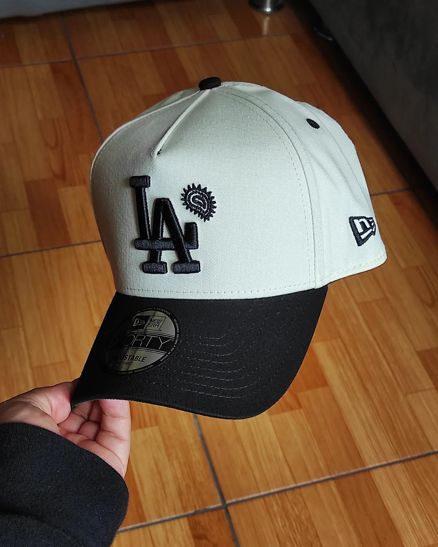 Gorra snapback New Era Los Angeles Dodgers paisley bicolor 9forty a-frame