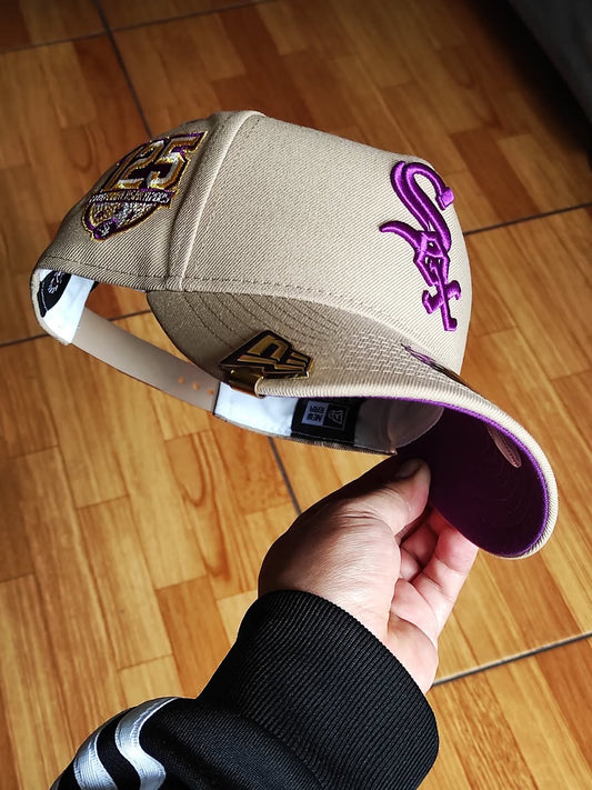 New Era Chicago White Sox 125 aniversario camel 🍇 9forty A-FRAME Snapback